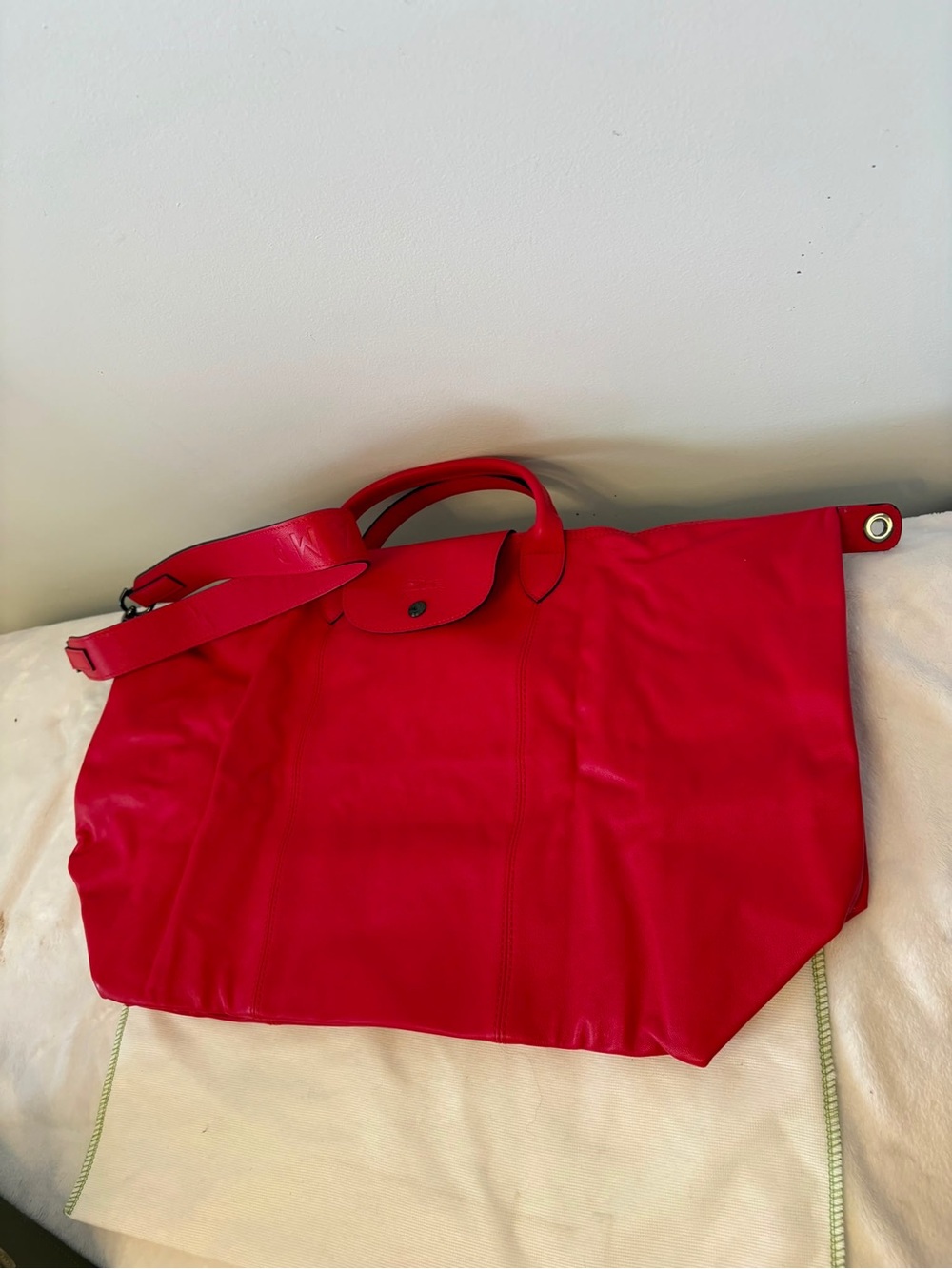 Longchamp - Le Pliage Cuir Weekender Bag